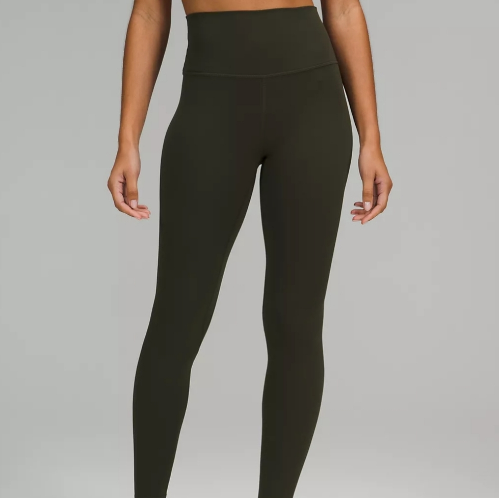NWT Lululemon Align™ High-Rise Pant 28" Size 12 Dark Olive - Picture 2 of 7